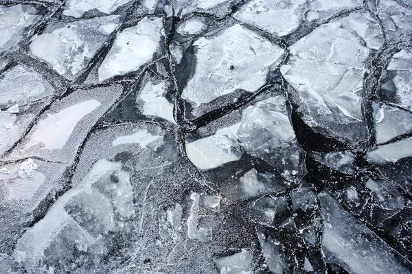 Il ghiaccio di gennaio — Foto Stock