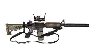 M4A1 with sling. clipart