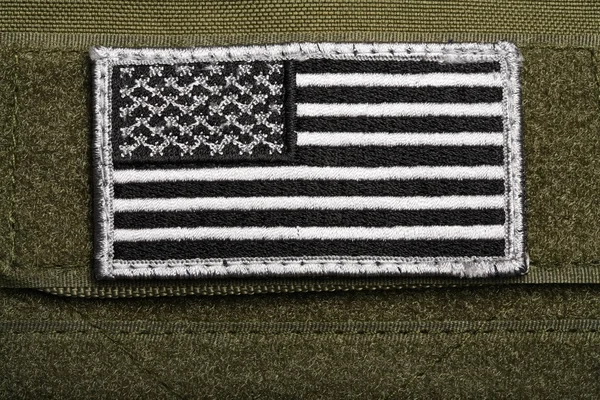 American flag patch — Stock Photo, Image
