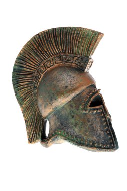 Greek helmet. clipart