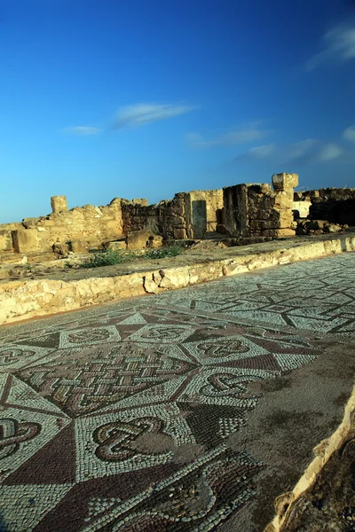 Ruinas de edificios antiguos en Paphos, Chipre . — Foto de Stock