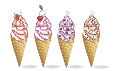 Ice-cream dessert clipart