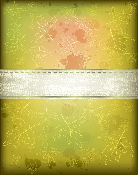 Fond d'automne avec des feuilles d'érable — Image vectorielle
