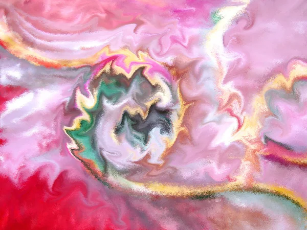 Zachte roze kosmische abstract. Aquarel. — Stockfoto