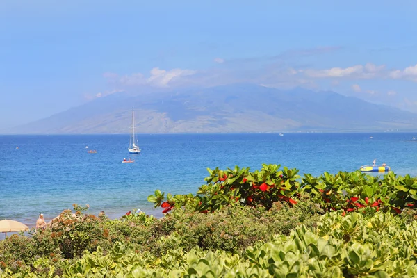 Fairmont resort, maui, hawaii çevre Polo beach — Stok fotoğraf