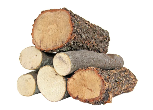 stock image Six logs