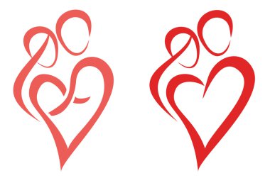 Family, love, symbol clipart