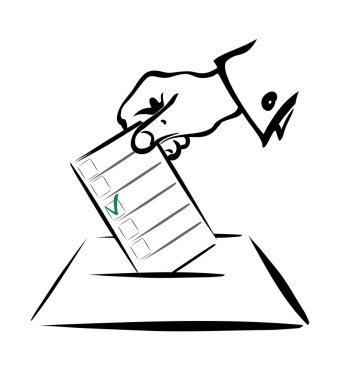 Voting concept 1 clipart