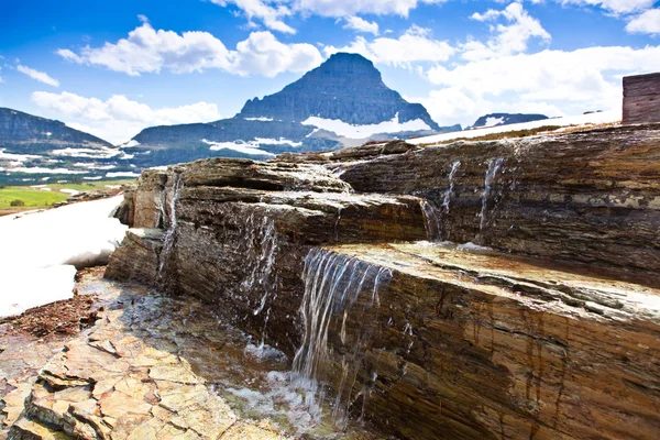 Stock image Melting Snow Waterfall