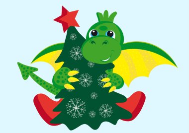 A small dragon clipart