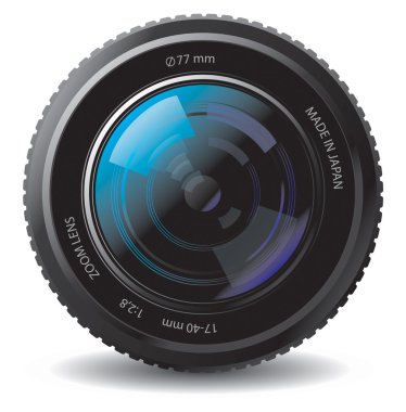 Camera lens clipart