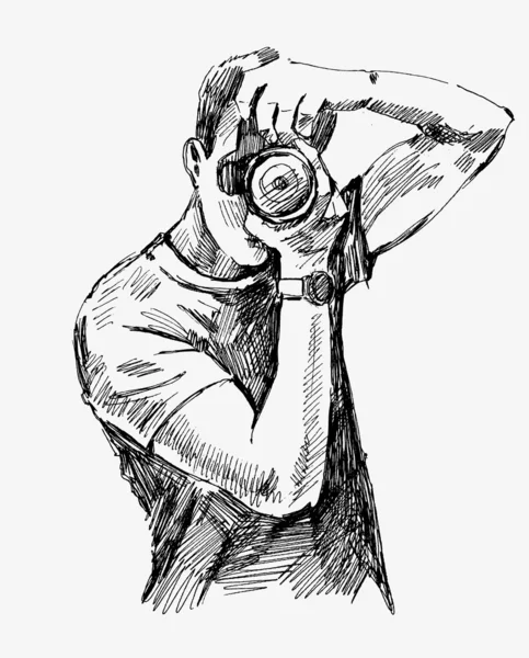 Векторный фотограф — стоковый вектор