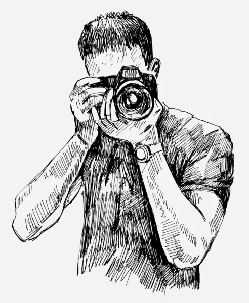 Вектор фотограф — стоковий вектор