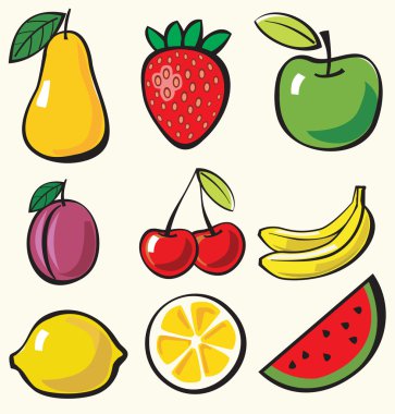 Fruit background clipart