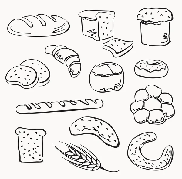 Set de pain — Image vectorielle