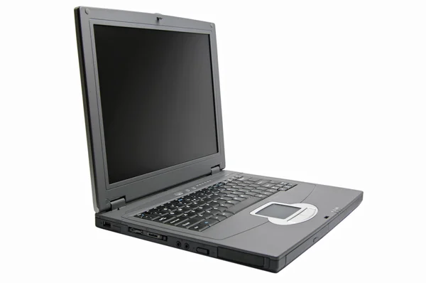 Black portable computer — Stock Photo, Image