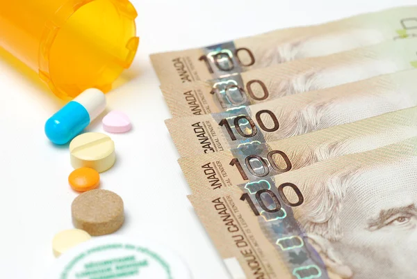 Geneeskunde kost geld — Stockfoto