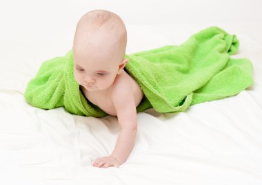 Küçük şirin bebek.