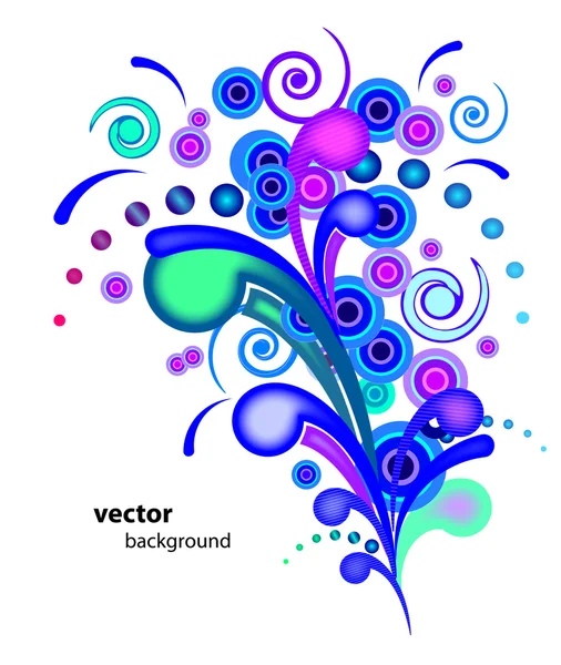 Fond coloré abstrait. — Image vectorielle
