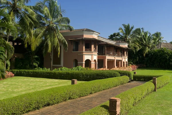 Colonial style resort in South Goa — Stock Photo, Image