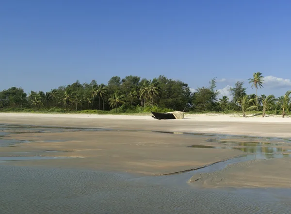 Типичный пейзаж Южного Гоа — стоковое фото