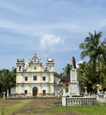 Catholic church in Goa clipart