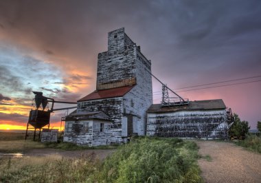 Grain Elevator Saskatchewan clipart