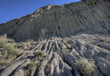 Saskatchewan büyük çamurlu badlands