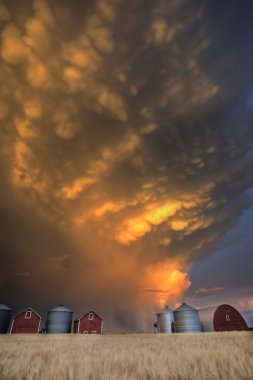 Sunset Storm Clouds Canada clipart