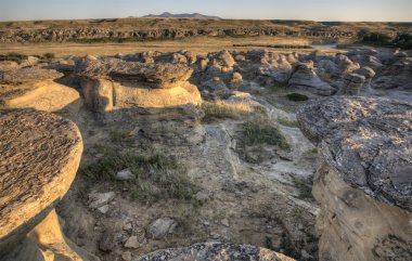 Badlands alberta Kanada hoodoo