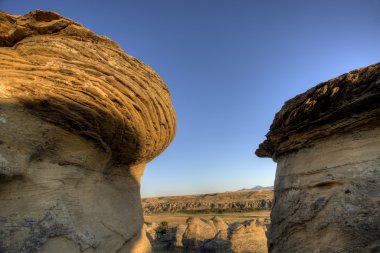 Badlands alberta Kanada hoodoo