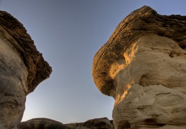 Badlands alberta Kanada hoodoo