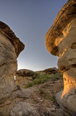 Badlands alberta Kanada hoodoo