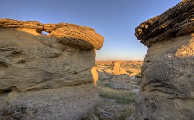 Badlands alberta Kanada hoodoo