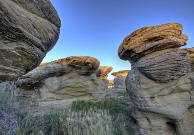 Badlands alberta Kanada hoodoo