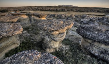 Badlands alberta Kanada hoodoo