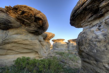 Badlands alberta Kanada hoodoo