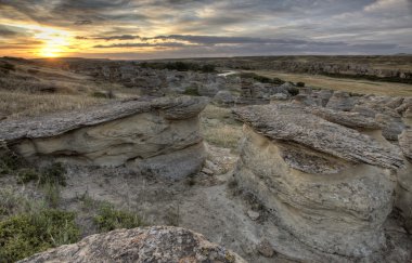 Badlands alberta Kanada hoodoo