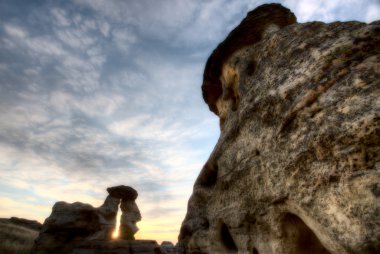 Badlands alberta Kanada hoodoo