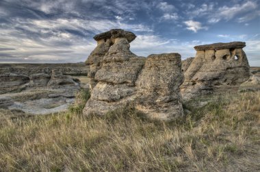 Badlands alberta Kanada hoodoo