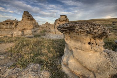 Badlands alberta Kanada hoodoo