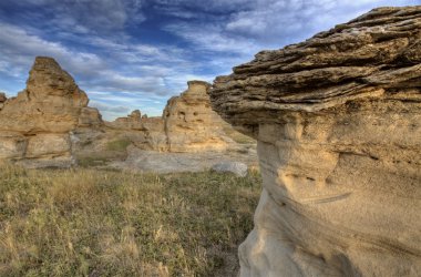 Badlands alberta Kanada hoodoo