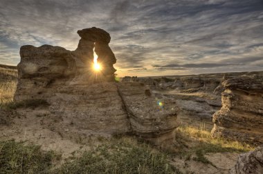 Badlands alberta Kanada hoodoo