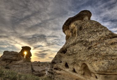 Badlands alberta Kanada hoodoo