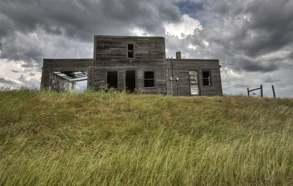 Abandoned Farmhouse Saskatchewan Canada — Stock Photo, Image