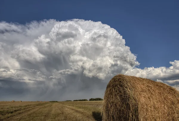 Prairie Road Storm Clouds — Stock Photo, Image