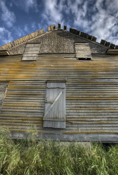 Elhagyott parasztház saskatchewan, Kanada — Stock Fotó
