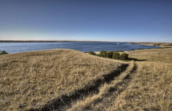 Lake diefenbaker Saskatchewan Canada — Stock Photo, Image