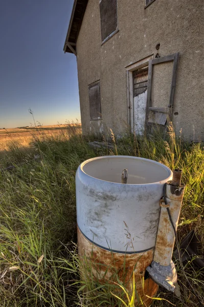 stock image Abandoned Farmhouse Saskatchewan Canada