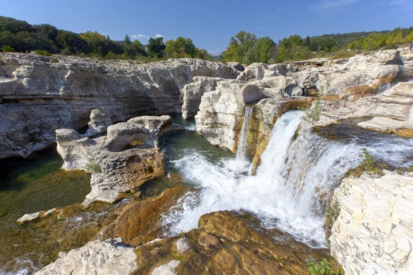 stock image Sautadet waterfalls in southern France